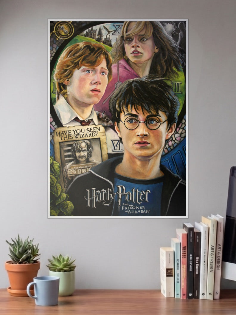 The Golden Trio: Harry, Hermione, and Ron Poster