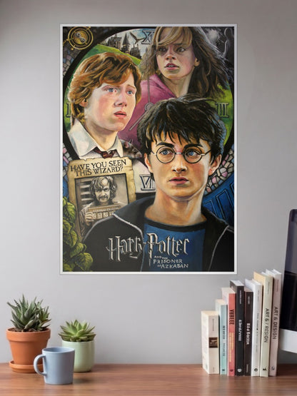 The Golden Trio: Harry, Hermione, and Ron Poster