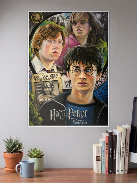 The Golden Trio: Harry, Hermione, and Ron Poster