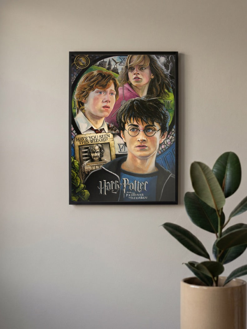 The Golden Trio: Harry, Hermione, and Ron Poster