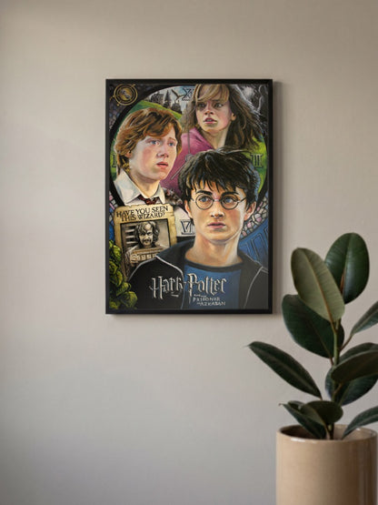 The Golden Trio: Harry, Hermione, and Ron Poster