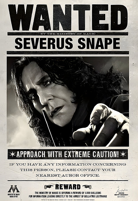 WANTED SEVERUS SNAPE Poster