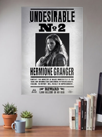 Hermione Undesirable No2 Hollywood Movie Poster