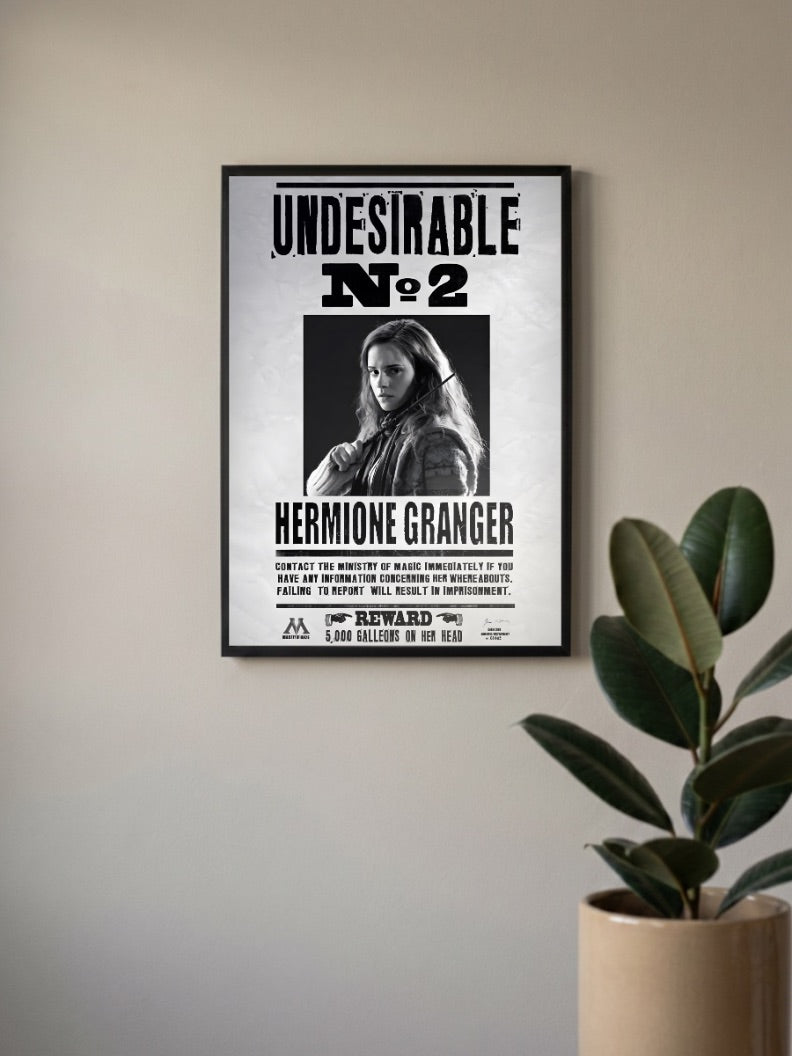 Hermione Undesirable No2 Hollywood Movie Poster