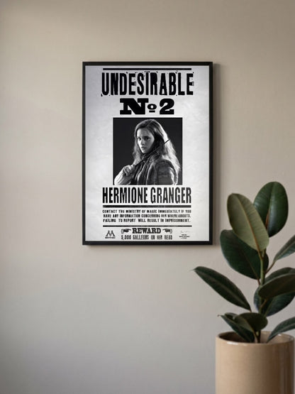 Hermione Undesirable No2 Hollywood Movie Poster