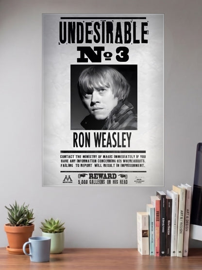 Ron Undesirable No3 Hollywood Movie Poster