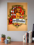 Gryffindor House Crest Hollywood Movie Poster