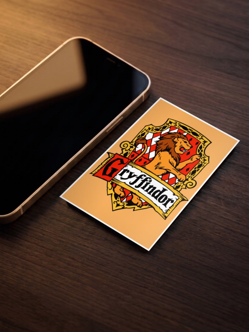 Gryffindor House Crest Hollywood Movie Poster