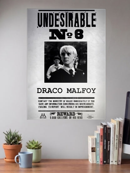 Draco Undesirable No8 Hollywood Movie Poster
