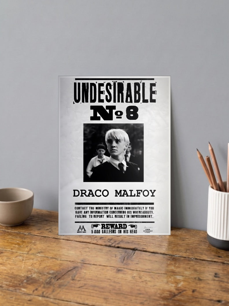 Draco Undesirable No8 Hollywood Movie Poster