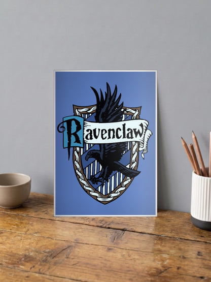 Ravenclaw House Crest Hollywood Movie Poster