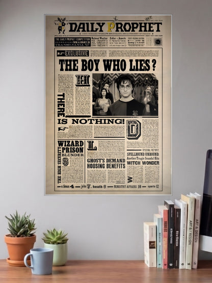 Daily Prophet Front Page Hollywood Movie Poster