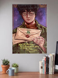 Harry Hogwarts Letter Hollywood Movie Poster