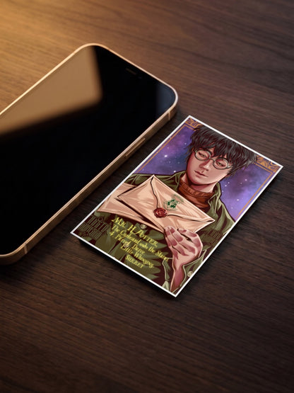 Harry Hogwarts Letter Hollywood Movie Poster