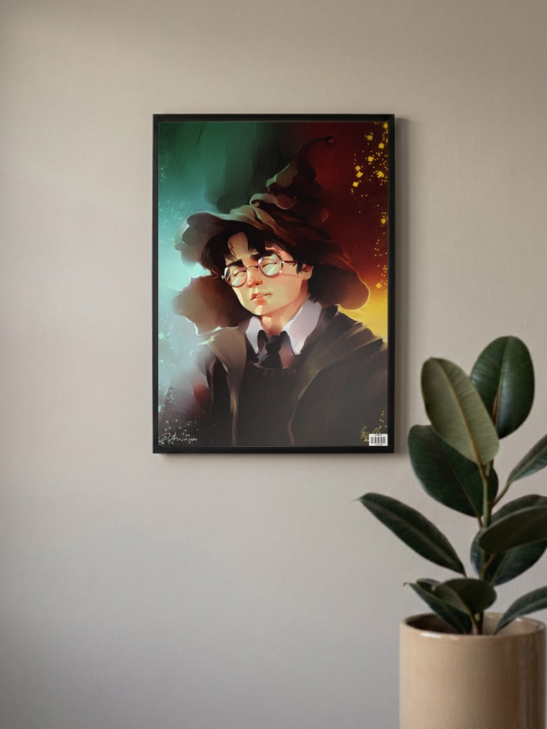 Harry Sorting Hat Poster