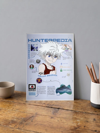 hxh Killua Zoldyck Poster