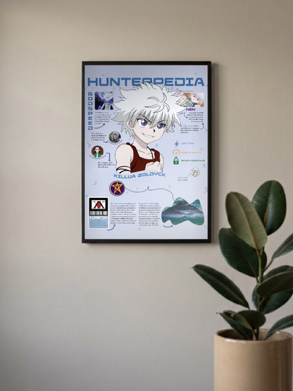 hxh Killua Zoldyck Poster
