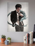 Suited Man Chain Nen Anime Poster