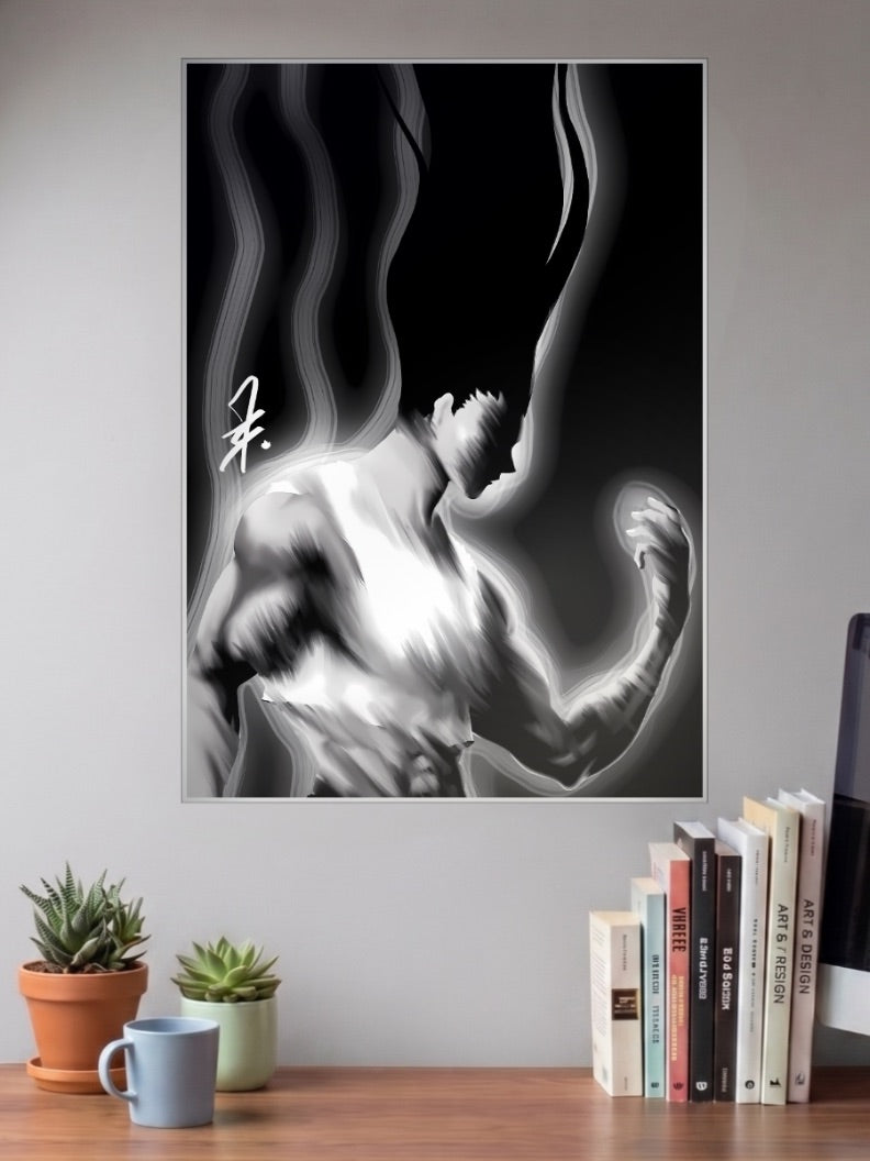 Gon Freecss Transformed Anime Poster
