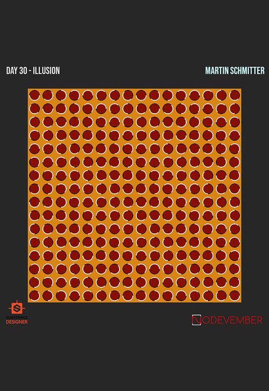 Dot Illusion Poster