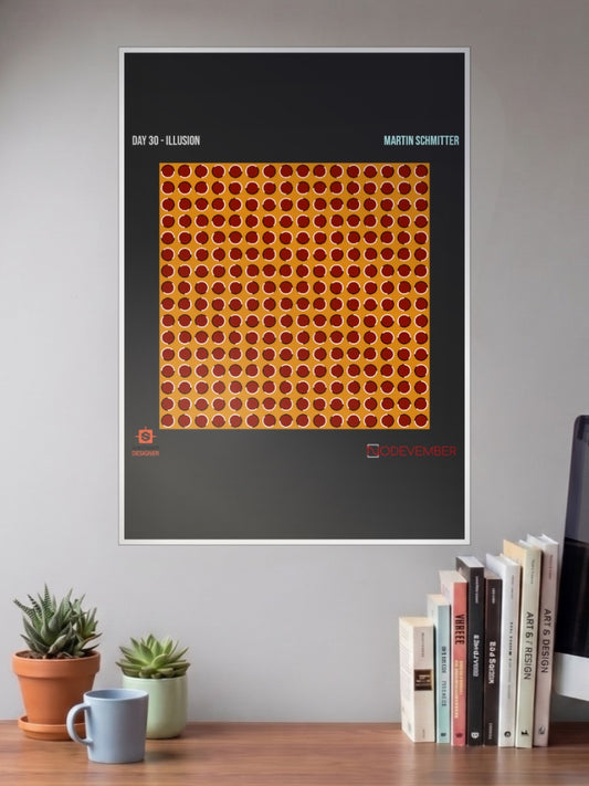 Dot Illusion Poster