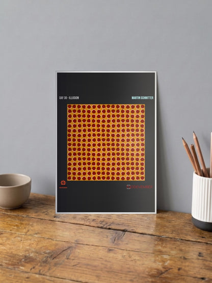 Dot Illusion Poster