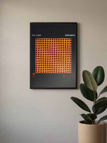 Dot Illusion Poster