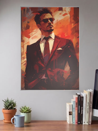 Tony Stark Civilian Portrait Marvel Poster