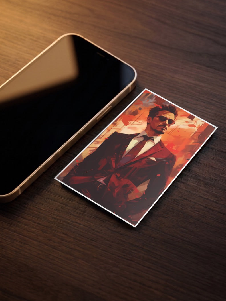 Tony Stark Civilian Portrait Marvel Poster