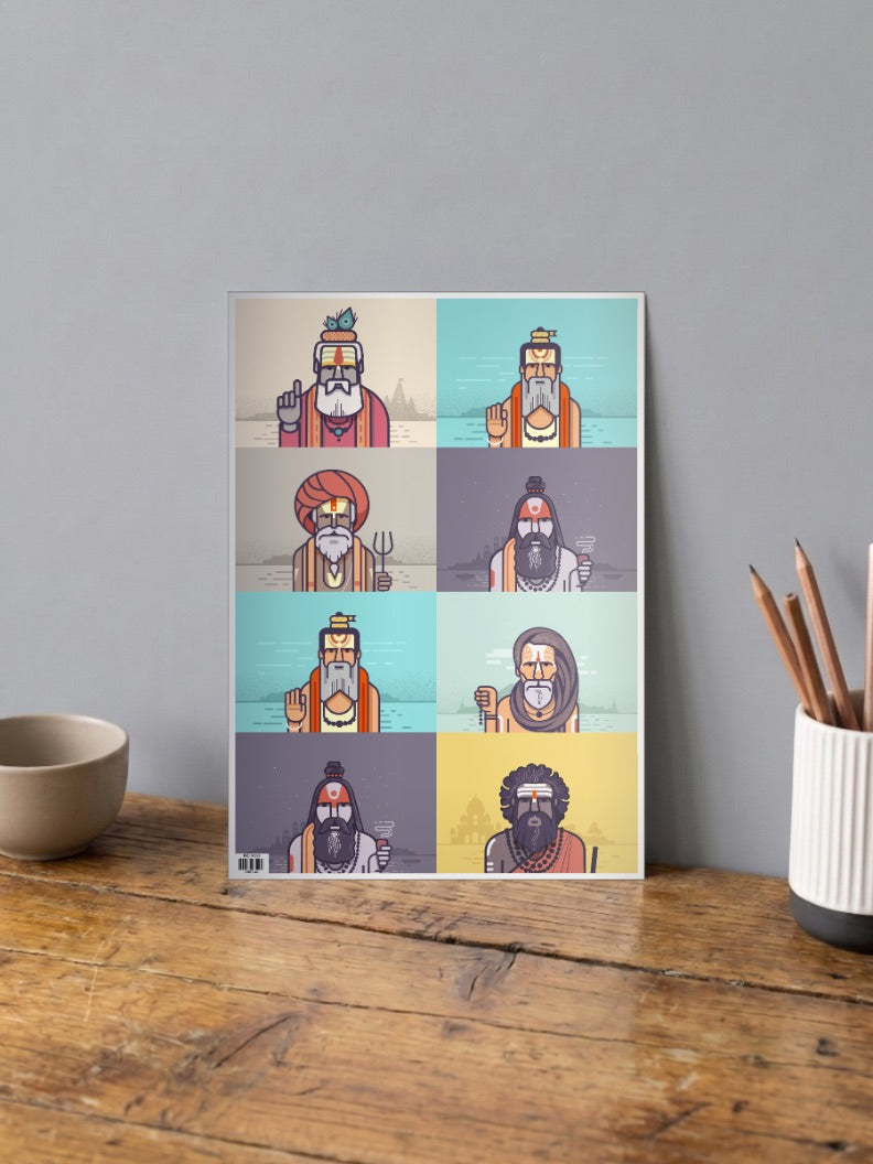 Sadhus of India Poster