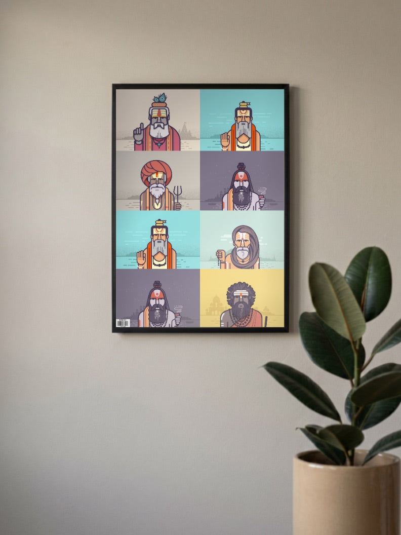 Sadhus of India Poster