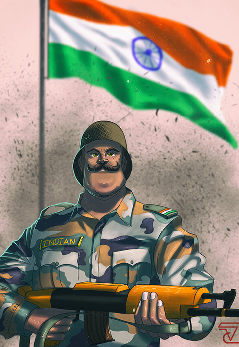 Indian Army Fanart Poster