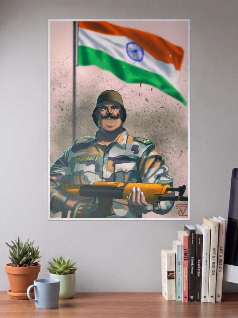 Indian Army Fanart Poster