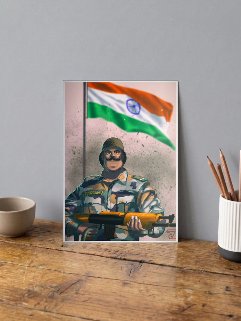 Indian Army Fanart Poster
