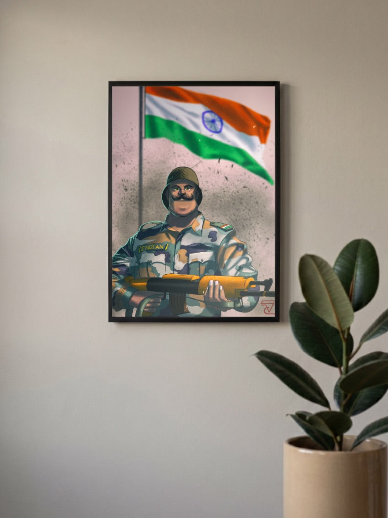 Indian Army Fanart Poster