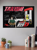 Takumi Initial D Anime Poster