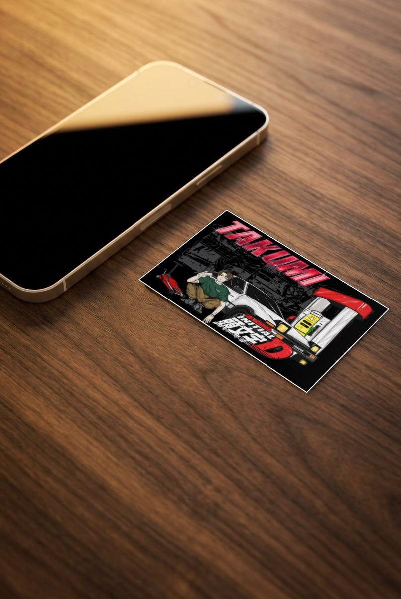 Takumi Initial D Anime Poster