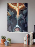 Interstellar Black hole Art Poster