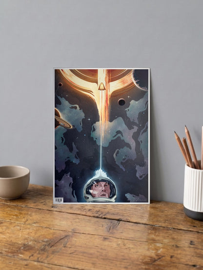 Interstellar Black hole Art Poster