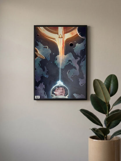 Interstellar Black hole Art Poster