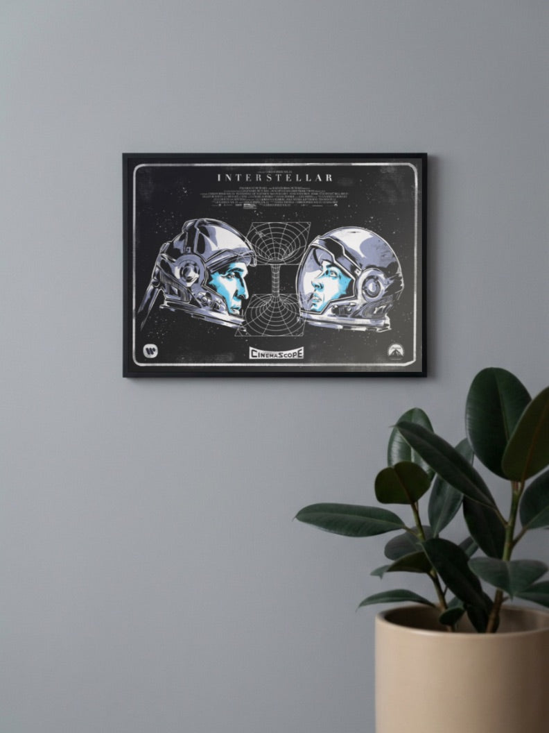 Interstellar Cinemascope Poster