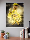 Mahendra Singh Dhoni in CSK Poster