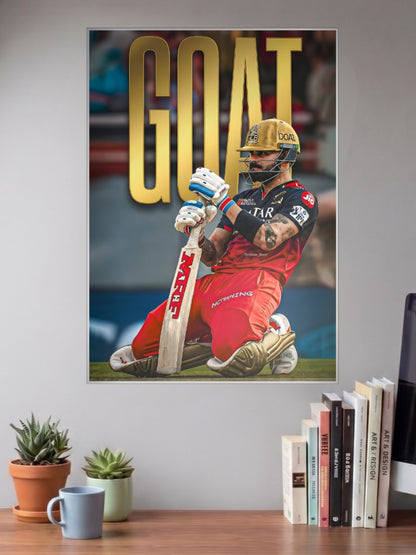 Virat Kohli GOAT Celebration IPL Poster