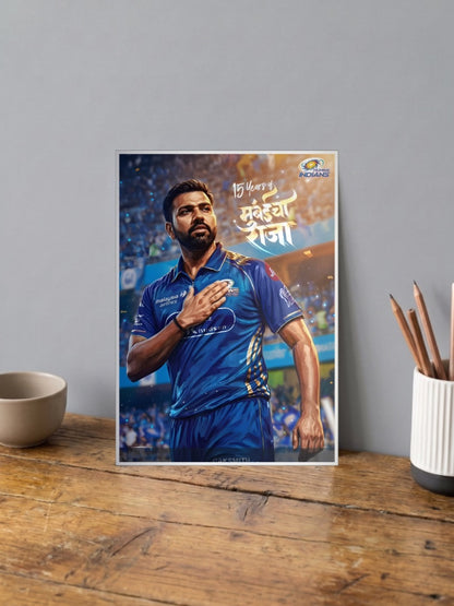 Rohit Sharma Mumbaicha Raja IPL Poster