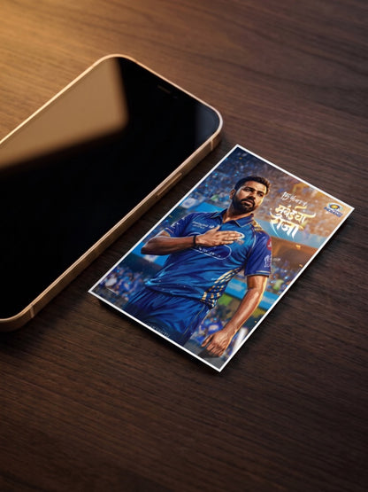 Rohit Sharma Mumbaicha Raja IPL Poster