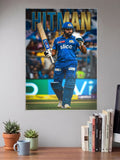 Rohit Sharma Hitman Pose IPL Poster