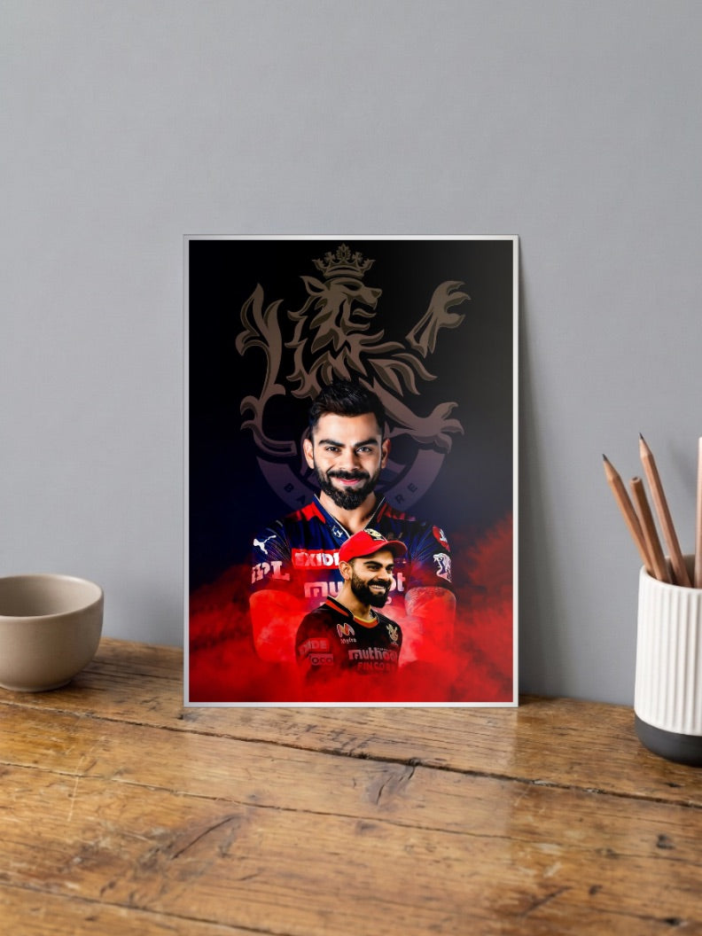 Virat Kohli Play Bold Poster