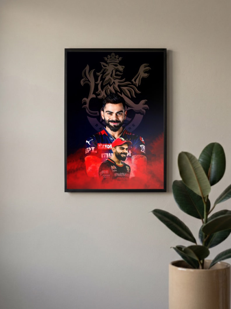 Virat Kohli Play Bold Poster