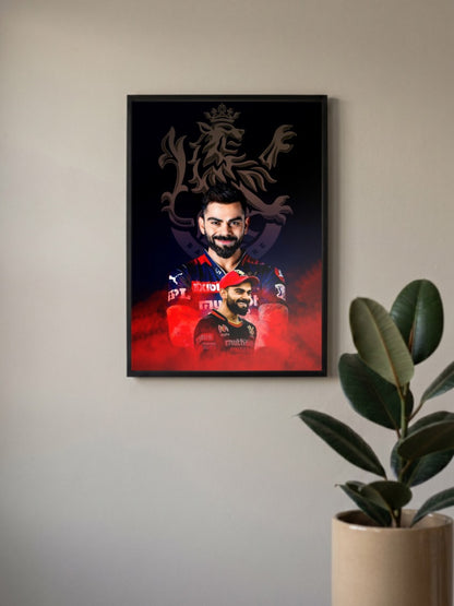 Virat Kohli Play Bold Poster