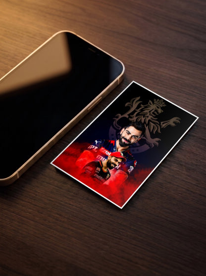 Virat Kohli Play Bold Poster